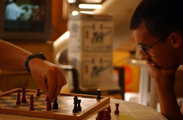 playing board game